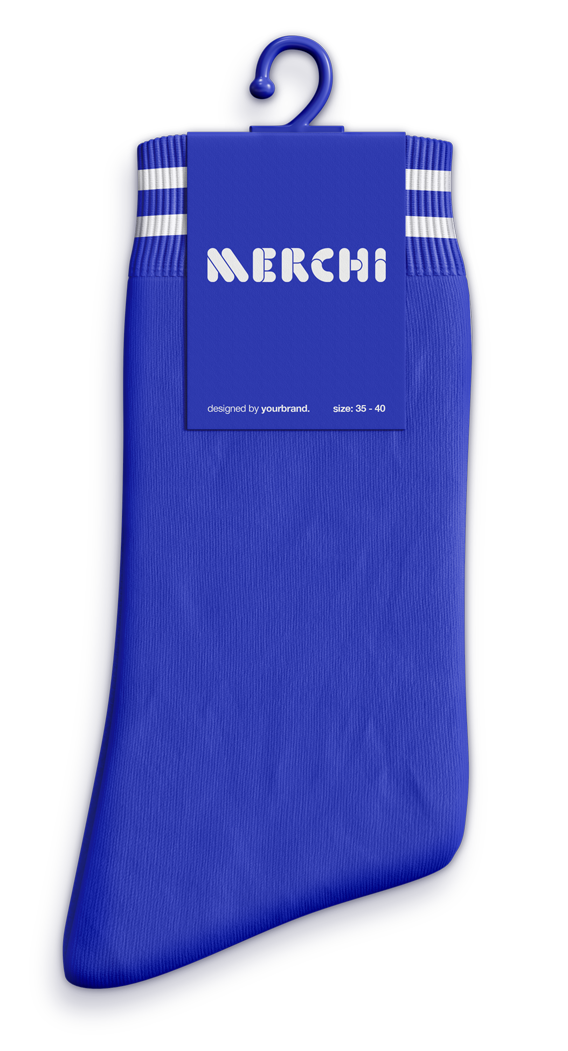 Merchi branded socks product